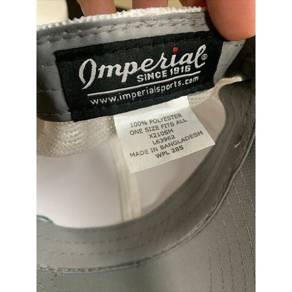 Oak Hill School Embroidered Logo White Mesh Adjustable Hat - Picture 9 of 9